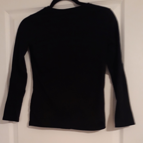 Cat and Jack long sleeved silver snowflake shirt - Picture 2 of 4